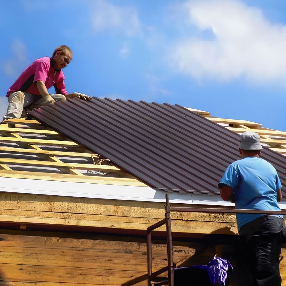 Монтаж кровли из профнастила в Южноуральске и Челябинской области